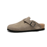 Slip on cork sole
