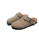 Slip on cork sole