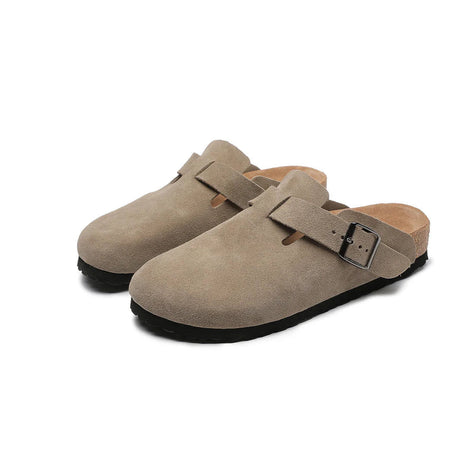 Slip on cork sole