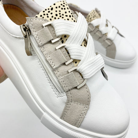 White Multi Luxury Sneaker