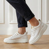 Noa White Leather Sneaker