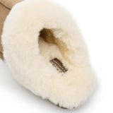 Slip on wool slippers Sand