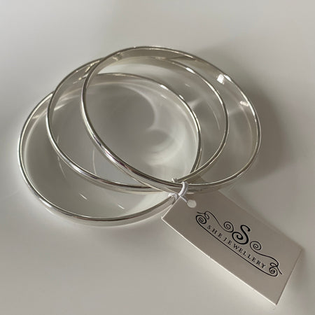 Trio Bangle Silver