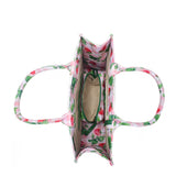 Strawberry Gingham Tote Set