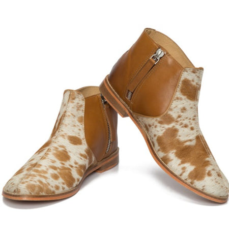 Jersey Boots Tan Cowhide