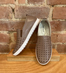 Bragi Woven Slip On Brown